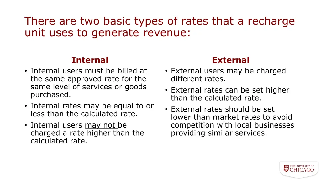 there are two basic types of rates that