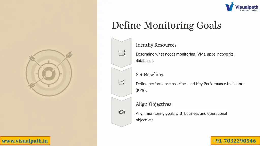 define monitoring goals