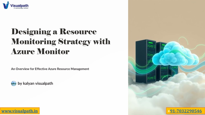 designing a resource monitoring strategy with