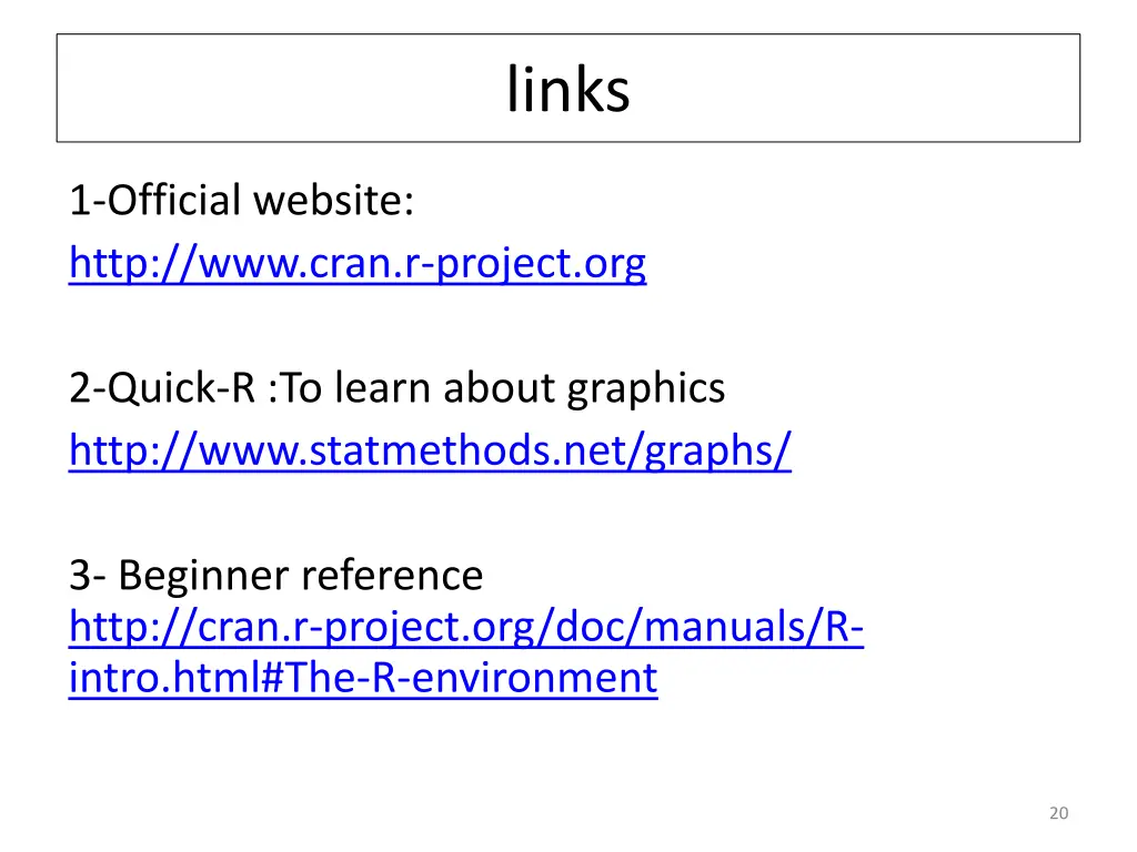 links