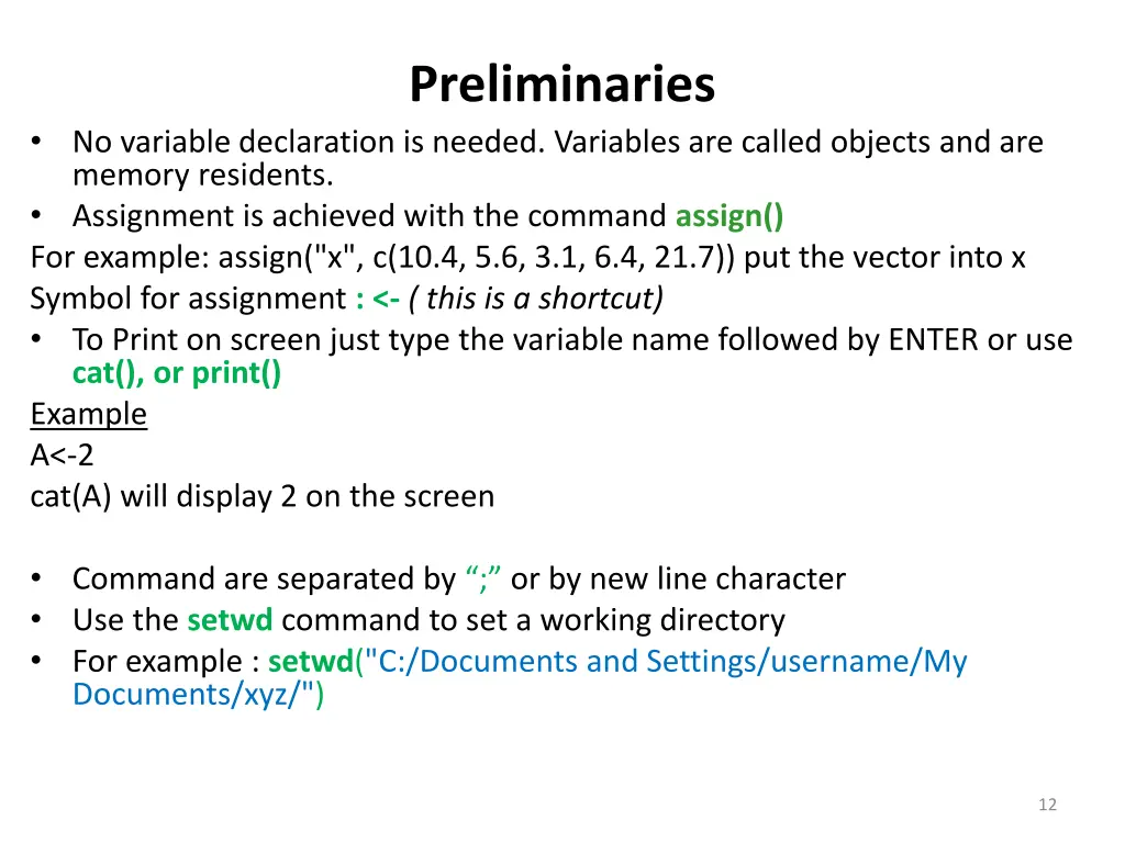 preliminaries 1