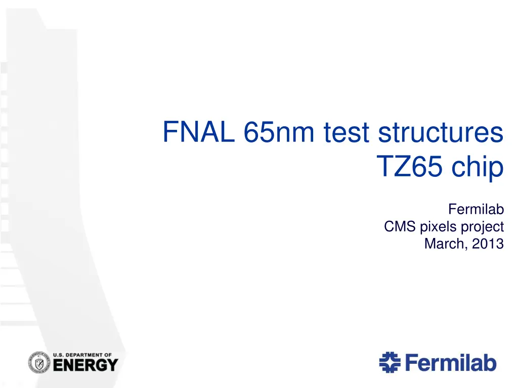 fnal 65nm test structures