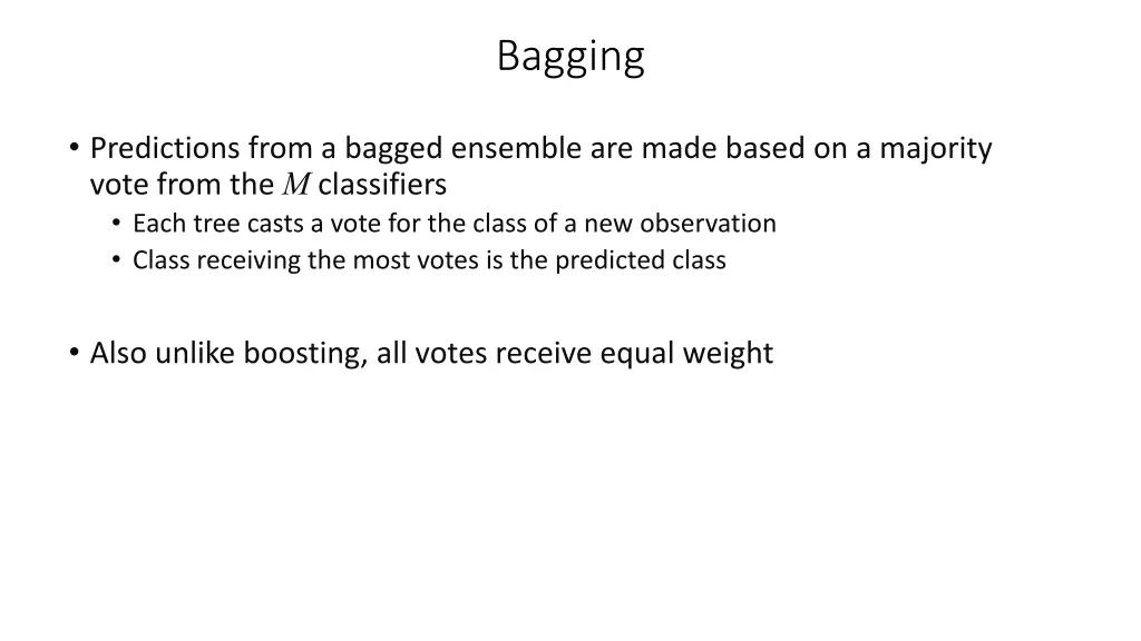 bagging