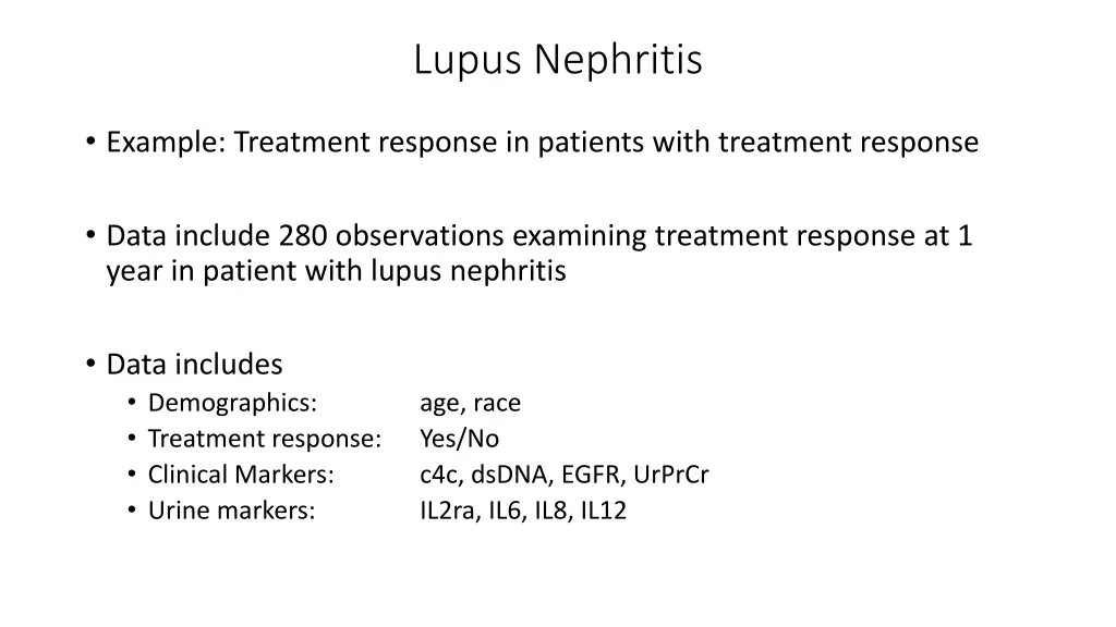 lupus nephritis