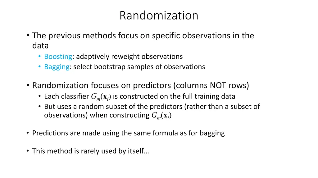 randomization