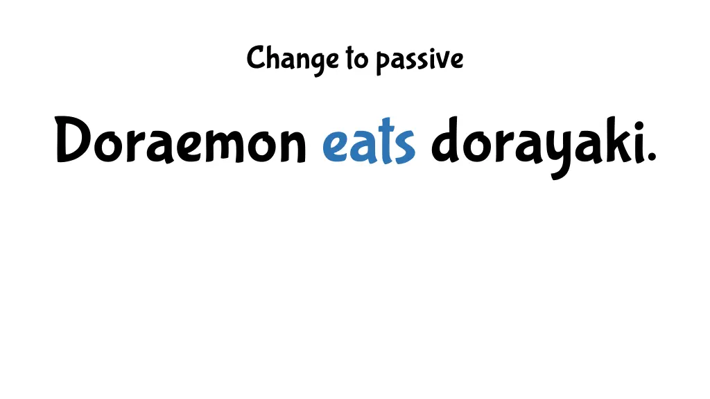 change to passive 5