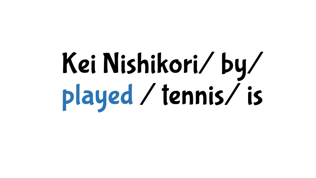 kei nishikori by played tennis is
