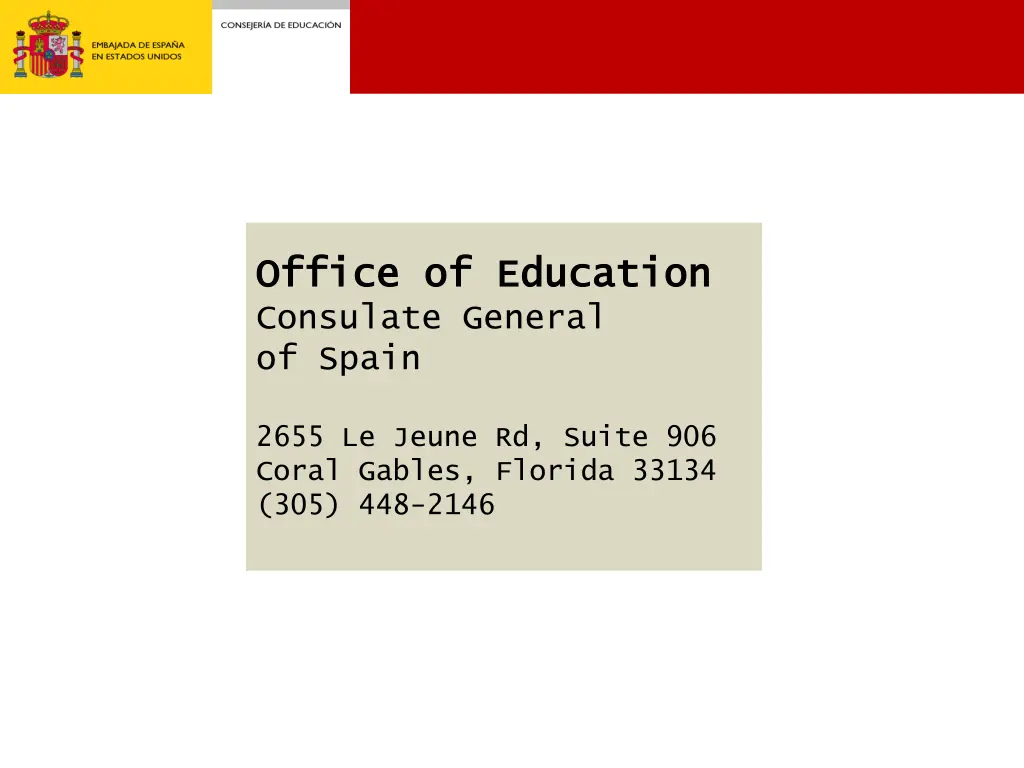 office of education office of education consulate