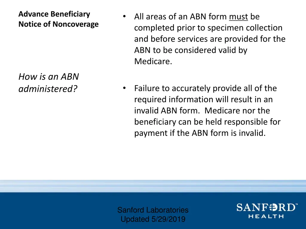 advance beneficiary notice of noncoverage 1