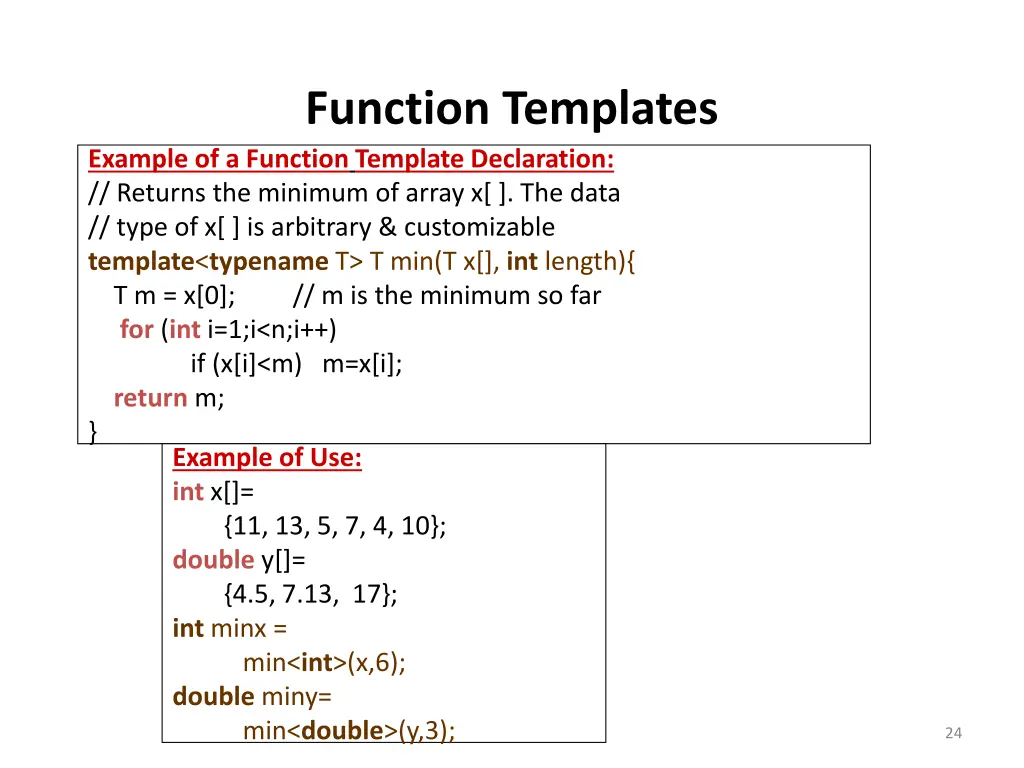 function templates 1