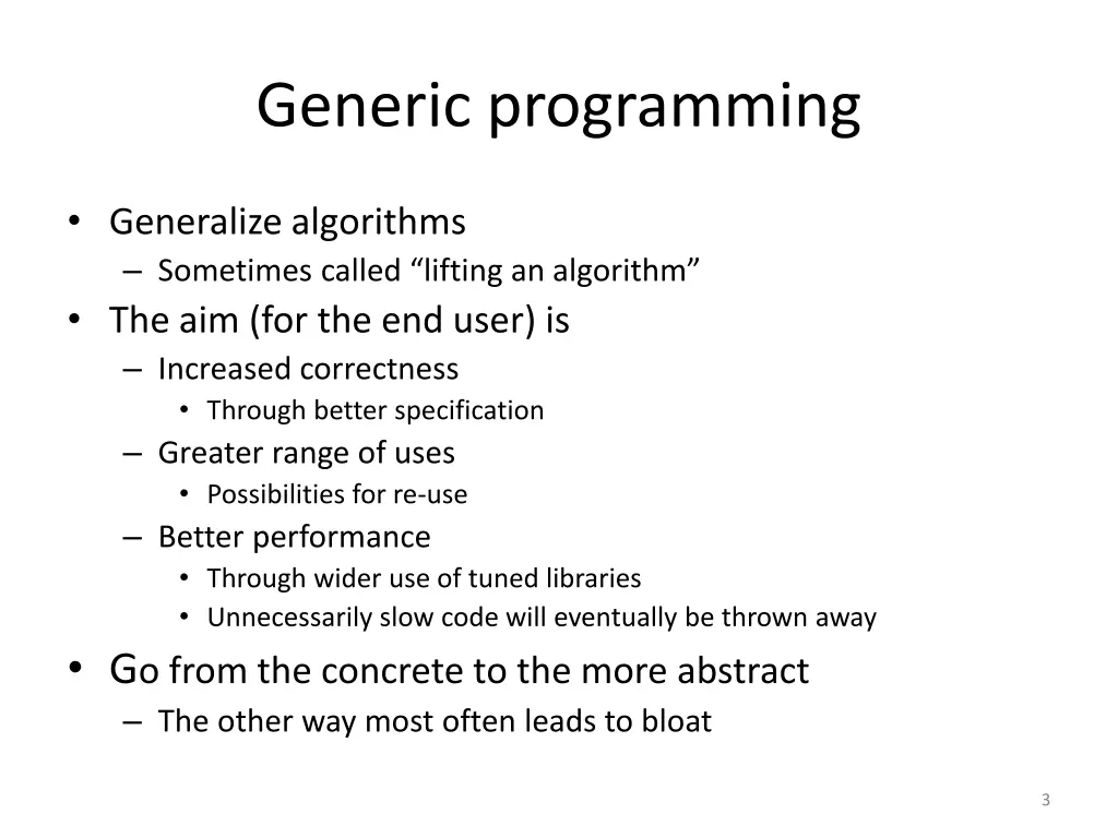 generic programming 1