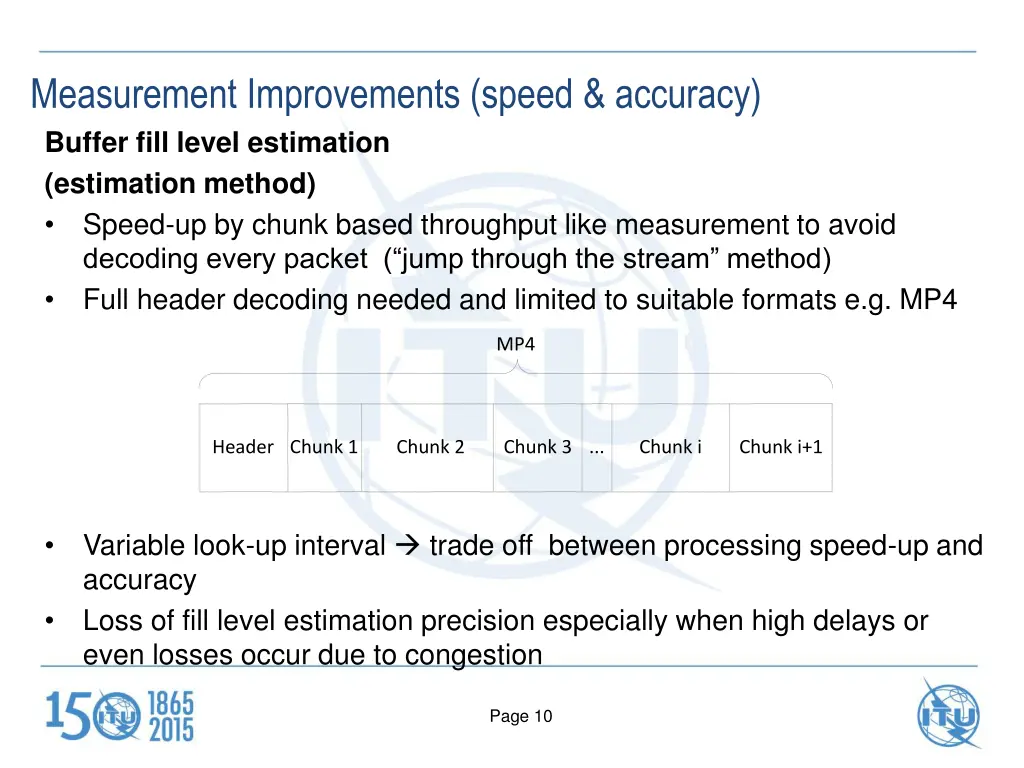 measurement improvements speed accuracy buffer