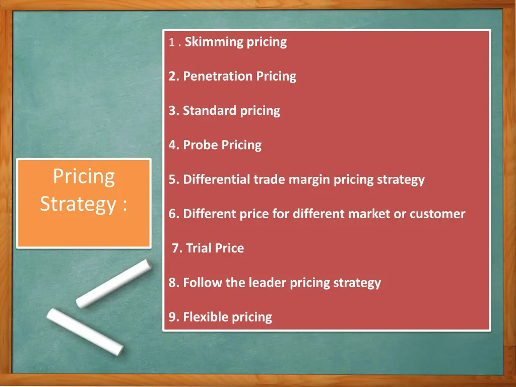 1 skimming pricing
