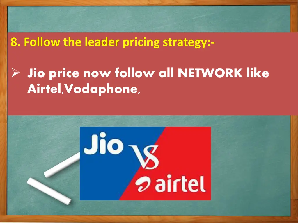 8 follow the leader pricing strategy