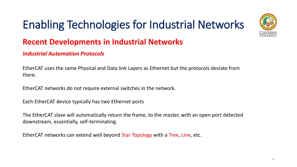 enabling technologies for industrial networks 1