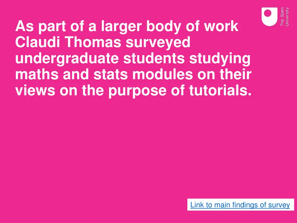 as part of a larger body of work claudi thomas