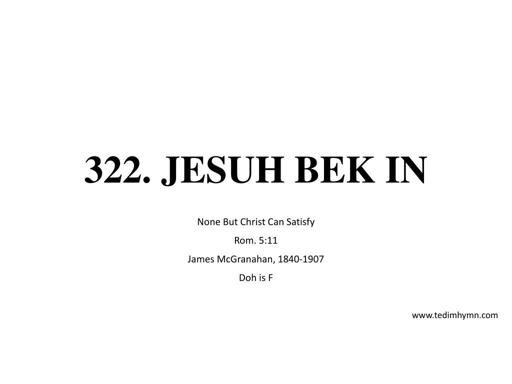 322 jesuh bek in