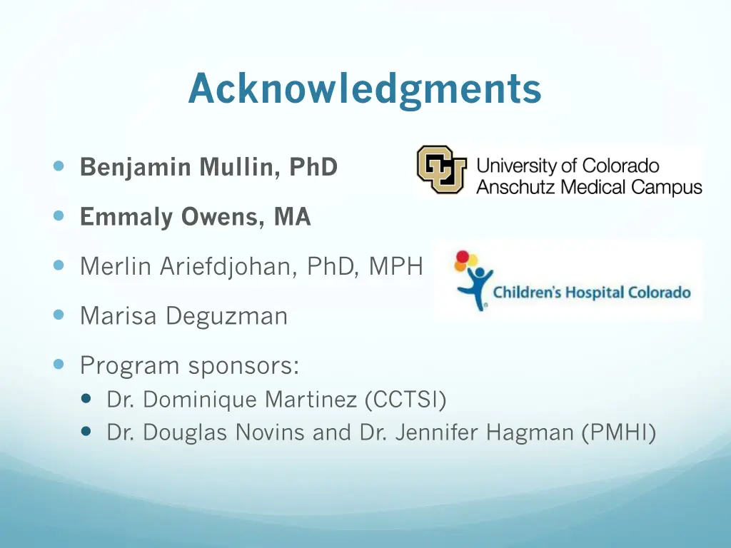 acknowledgments