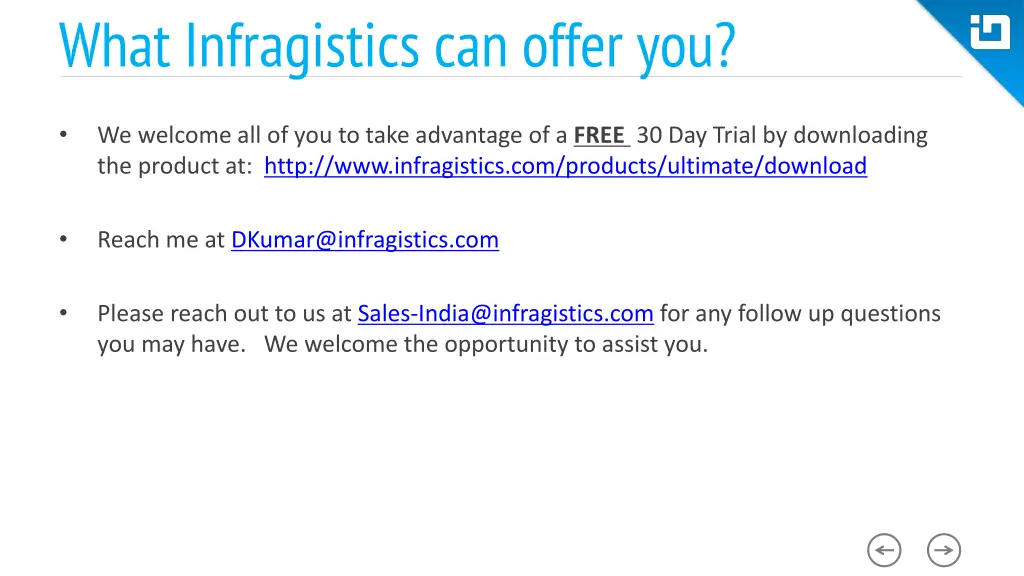 what infragistics can offer you