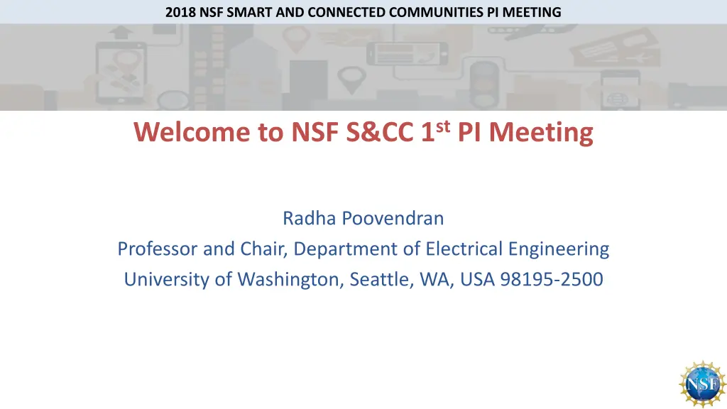2018 nsf smart and connected communities