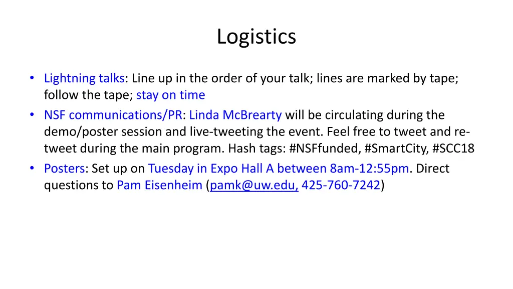 logistics