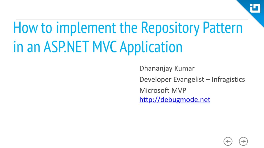 how to implement the repository pattern