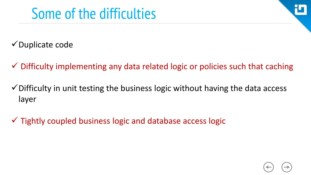 some of the difficulties