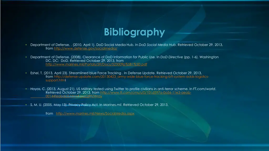 bibliography