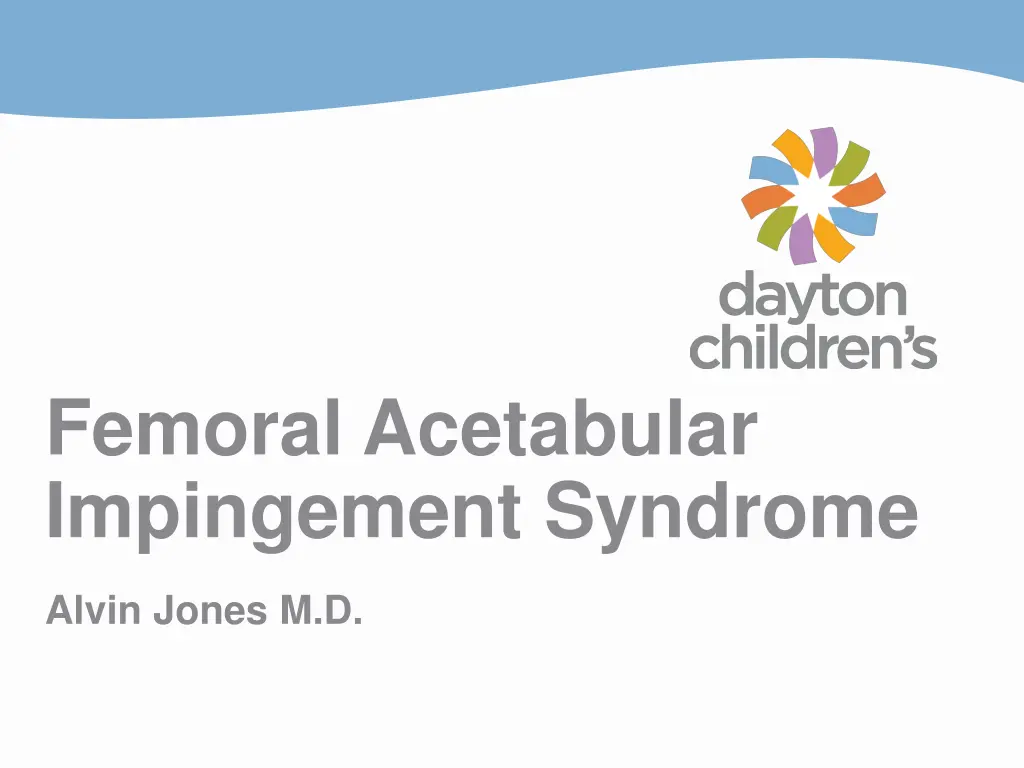 femoral acetabular impingement syndrome