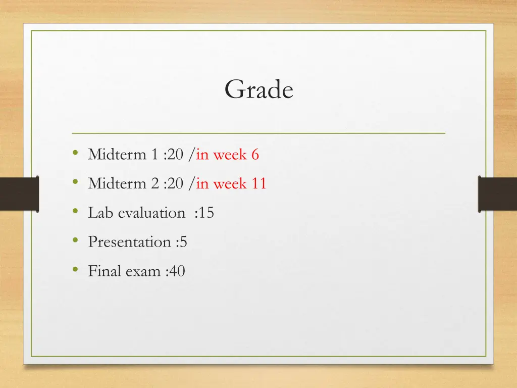 grade