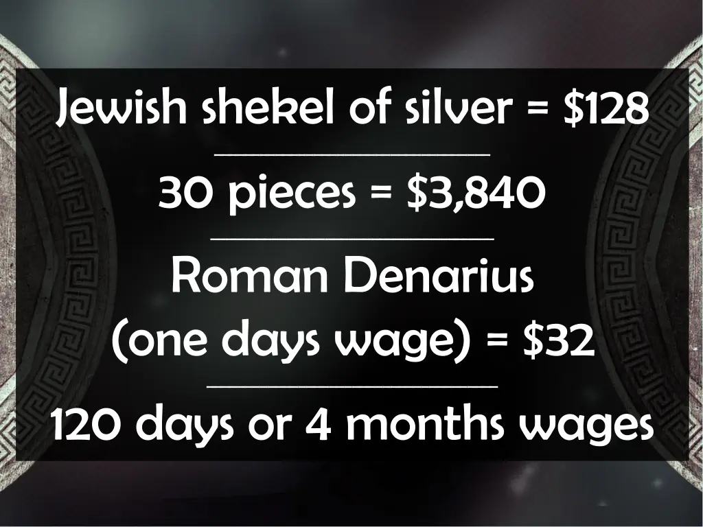 jewish shekel of silver 128 30 pieces 3 840 roman
