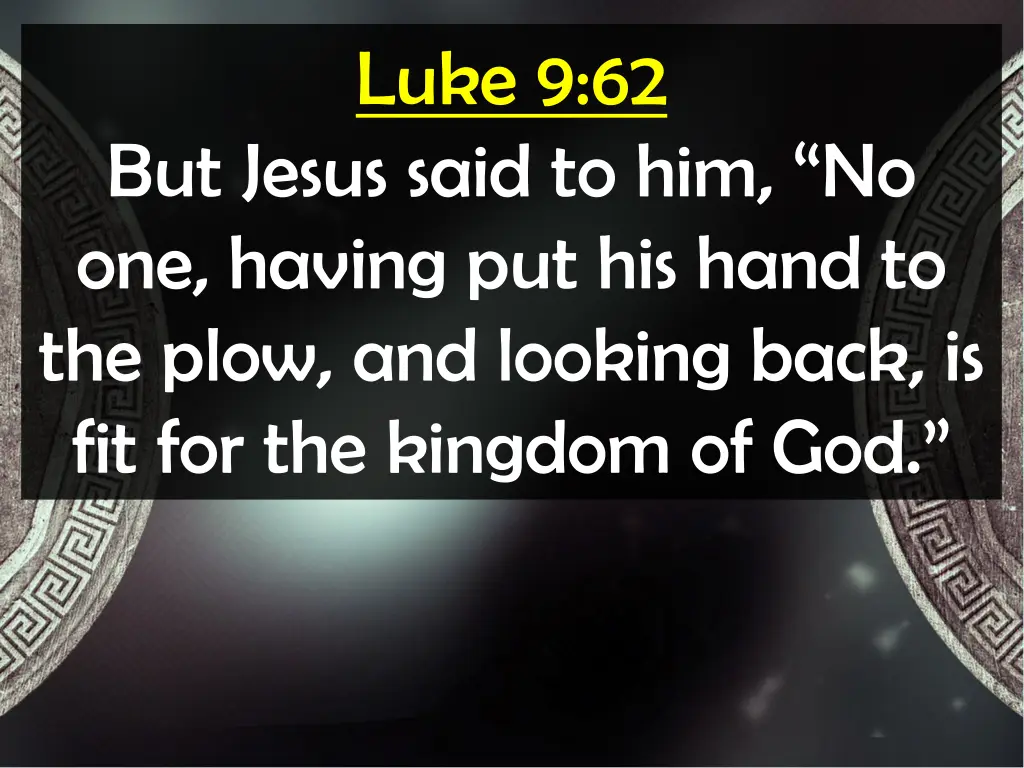 luke 9 62