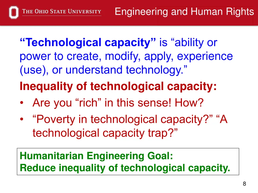 engineering and human rights