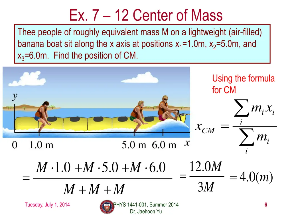 ex 7 12 center of mass thee people of roughly