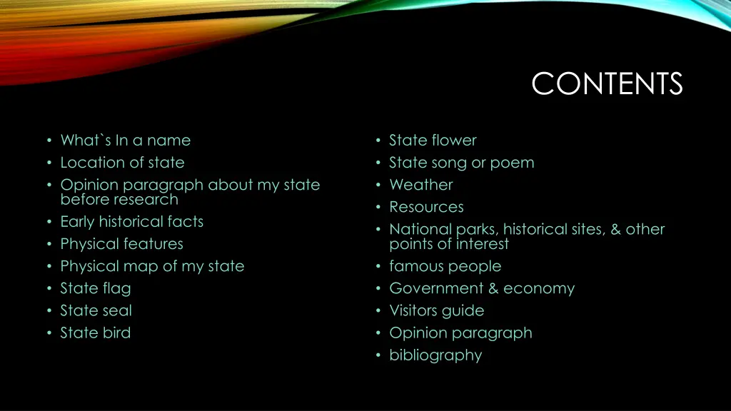 contents
