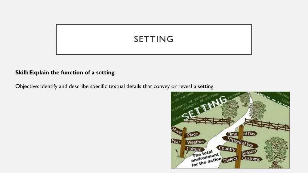 setting
