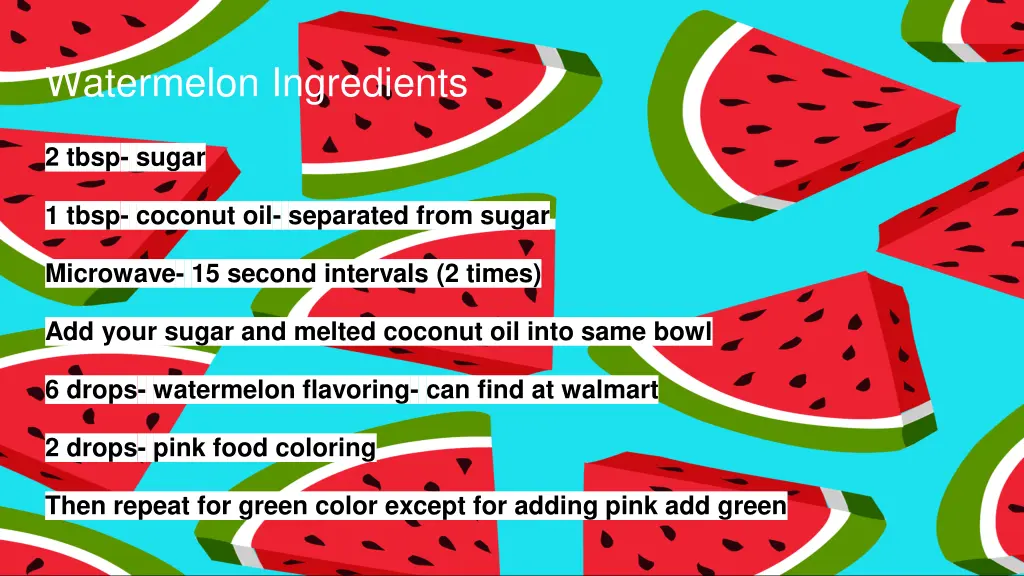watermelon ingredients
