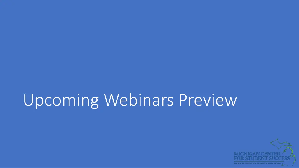 upcoming webinars preview