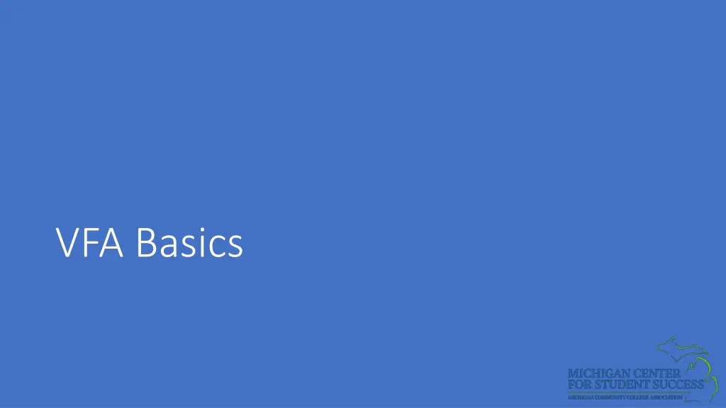 vfa basics