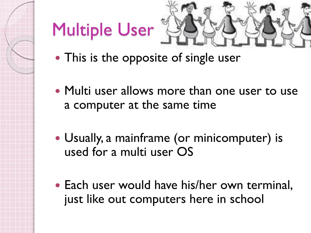 multiple user
