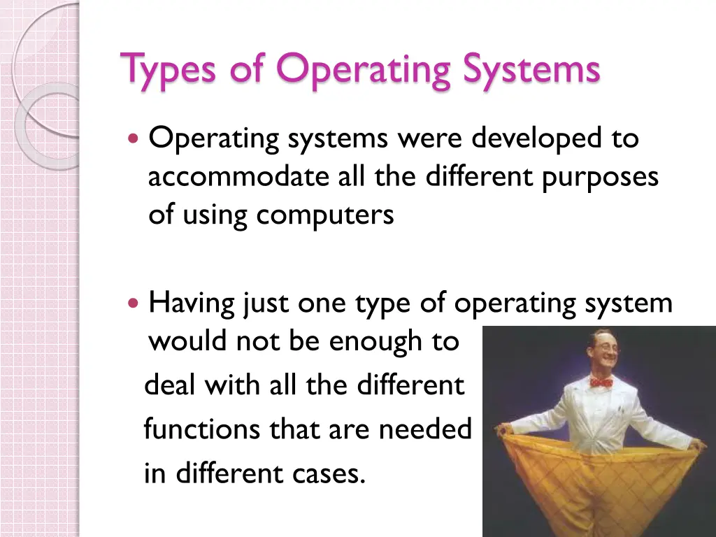 types of operating systems