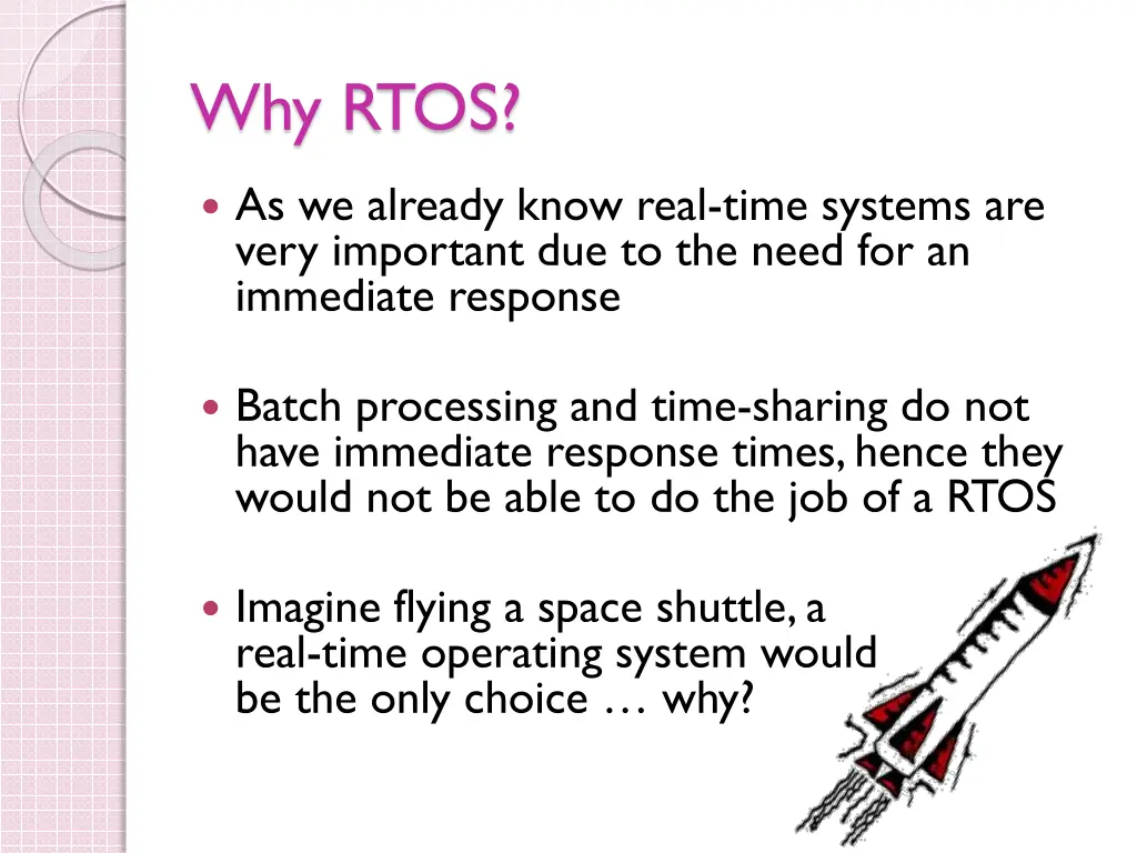 why rtos