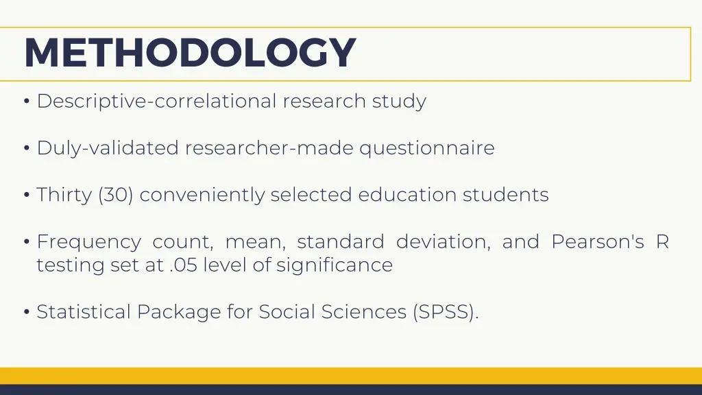 methodology
