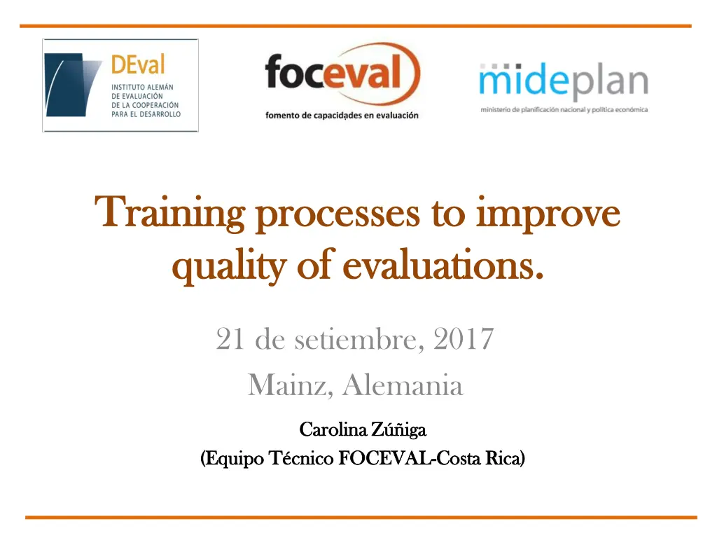 training processes to improve training processes