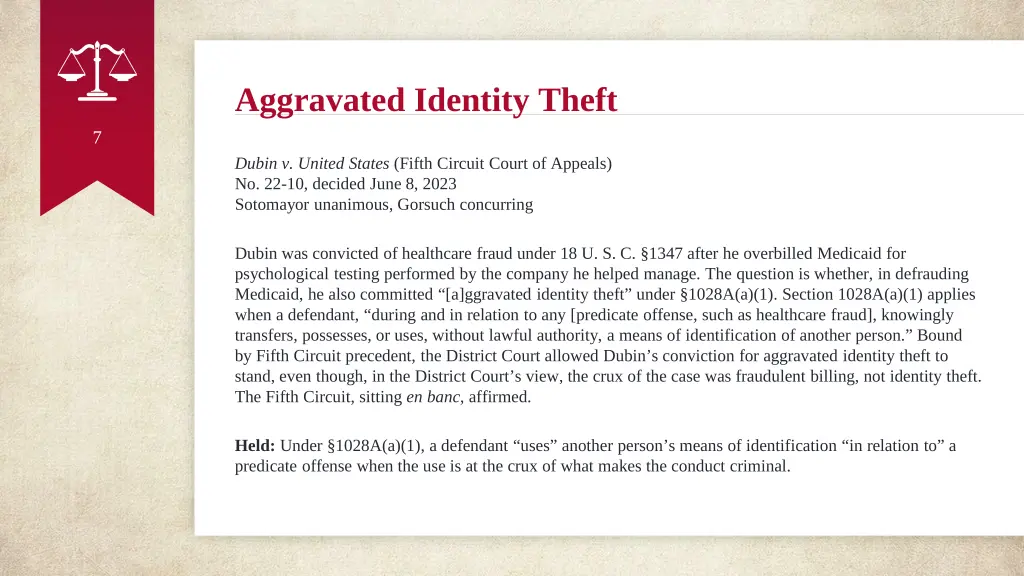 aggravated identity theft