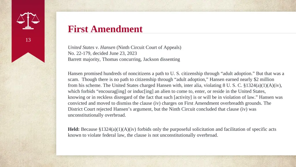 first amendment