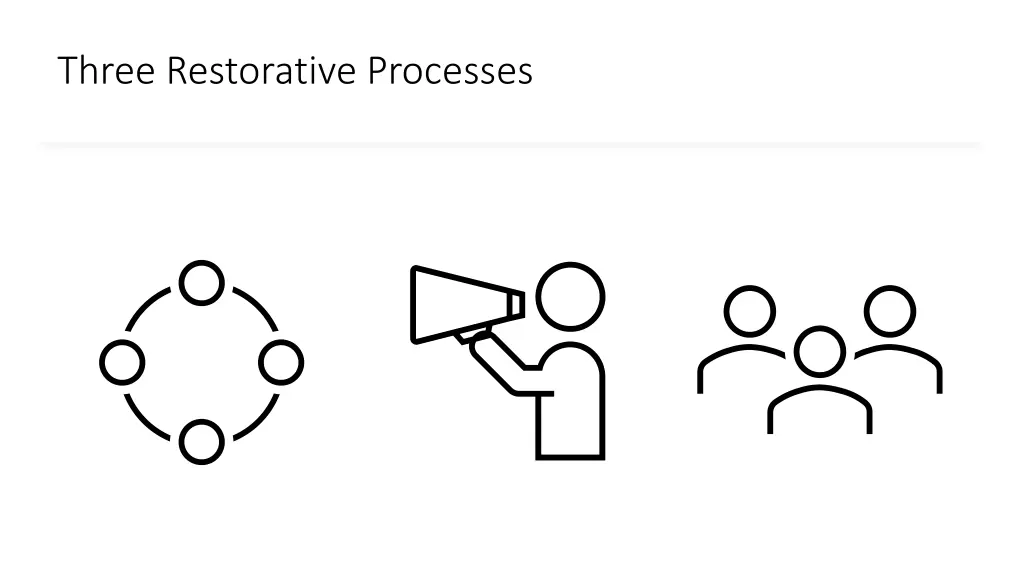 three restorative processes