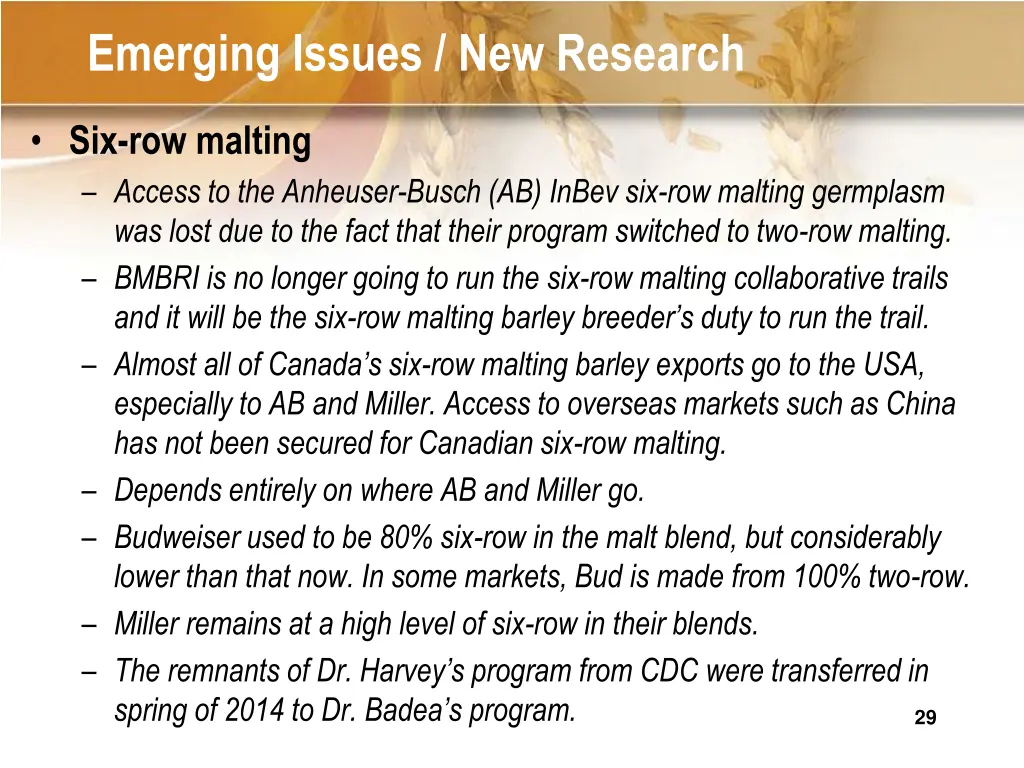 emerging issues new research 1