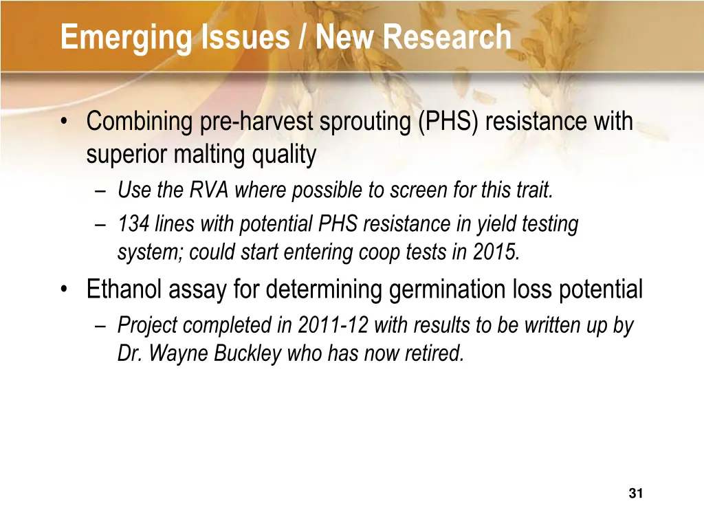 emerging issues new research 3