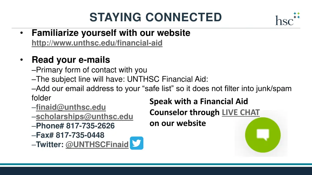 staying connected